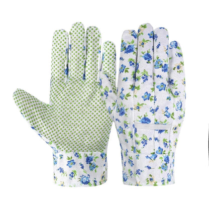 PVC Beaded Floral Gardening Gloves for Hand Protection - Clearance Sale