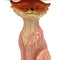 Sitting Fox Garden Statue. Equipped With Water Bowl for Yard Garden Decor.